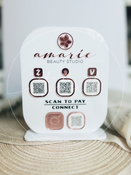 QR Social Media Sign (Custom)
