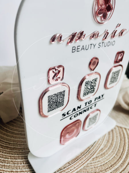 QR Social Media Sign (Custom)
