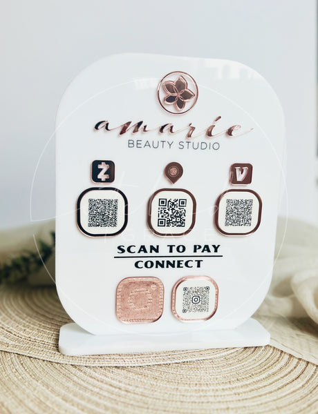 QR Social Media Sign (Custom)