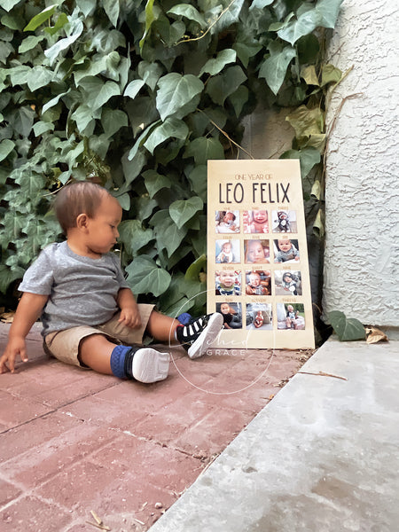 Personalized Milestone Memory Board | “One Year Of” Board