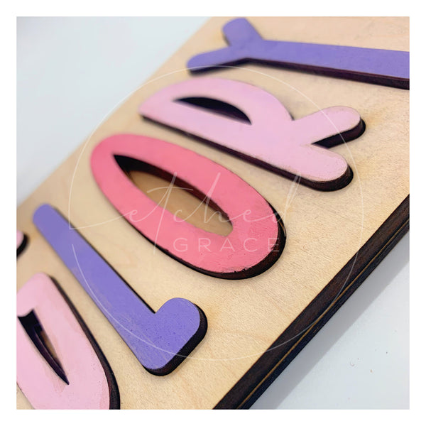 Wooden Name Puzzle