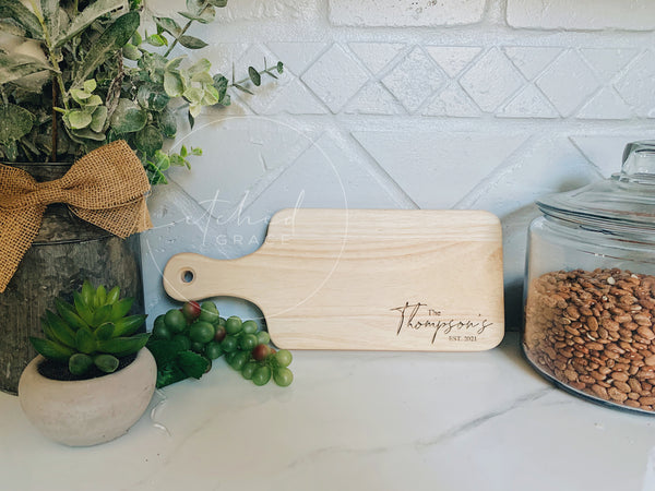 Personalized Cutting Board