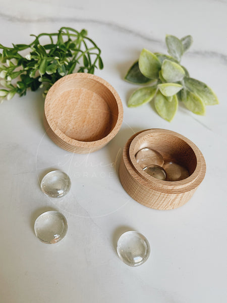 Personalized Mini Round Keepsake Box | Ring Box
