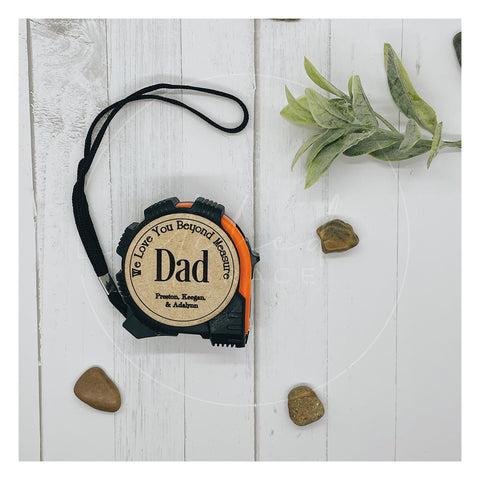 Personalized Father's Day Tape Measure