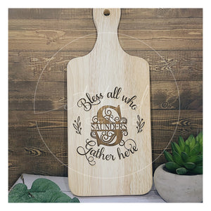 Personalized Monogrammed Letter Cutting Board
