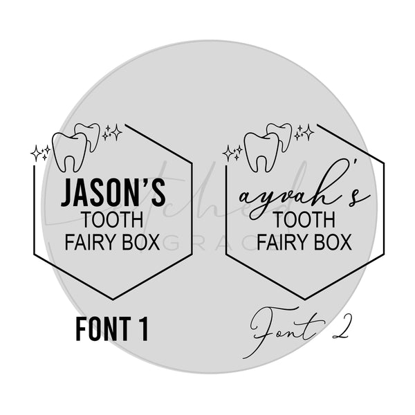 Custom Hexagon Tooth Fairy Box