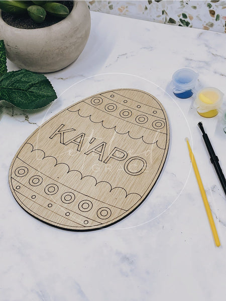 Easter Egg Name DIY Paint Kit