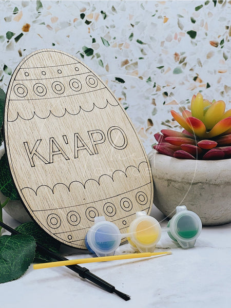 Easter Egg Name DIY Paint Kit