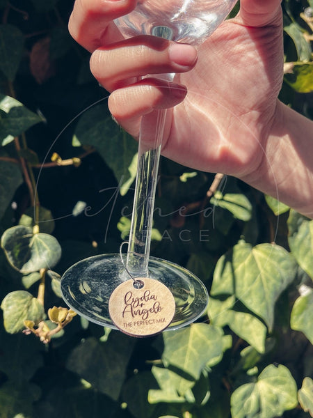 Wine Charm with Spotify Code | Single or Double Sided Wine Charm