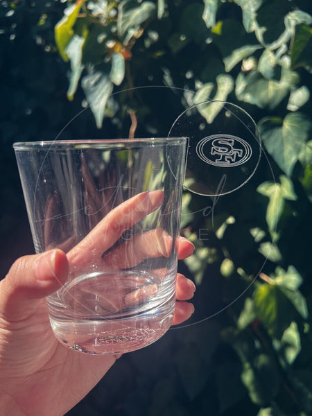 Acrylic Drink Markers | Round Drinking Glass Charm