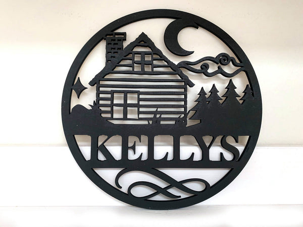 Personalized Name Round Shelf Leaner