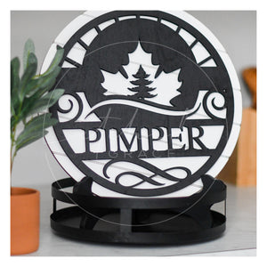 Personalized Name Round Shelf Leaner