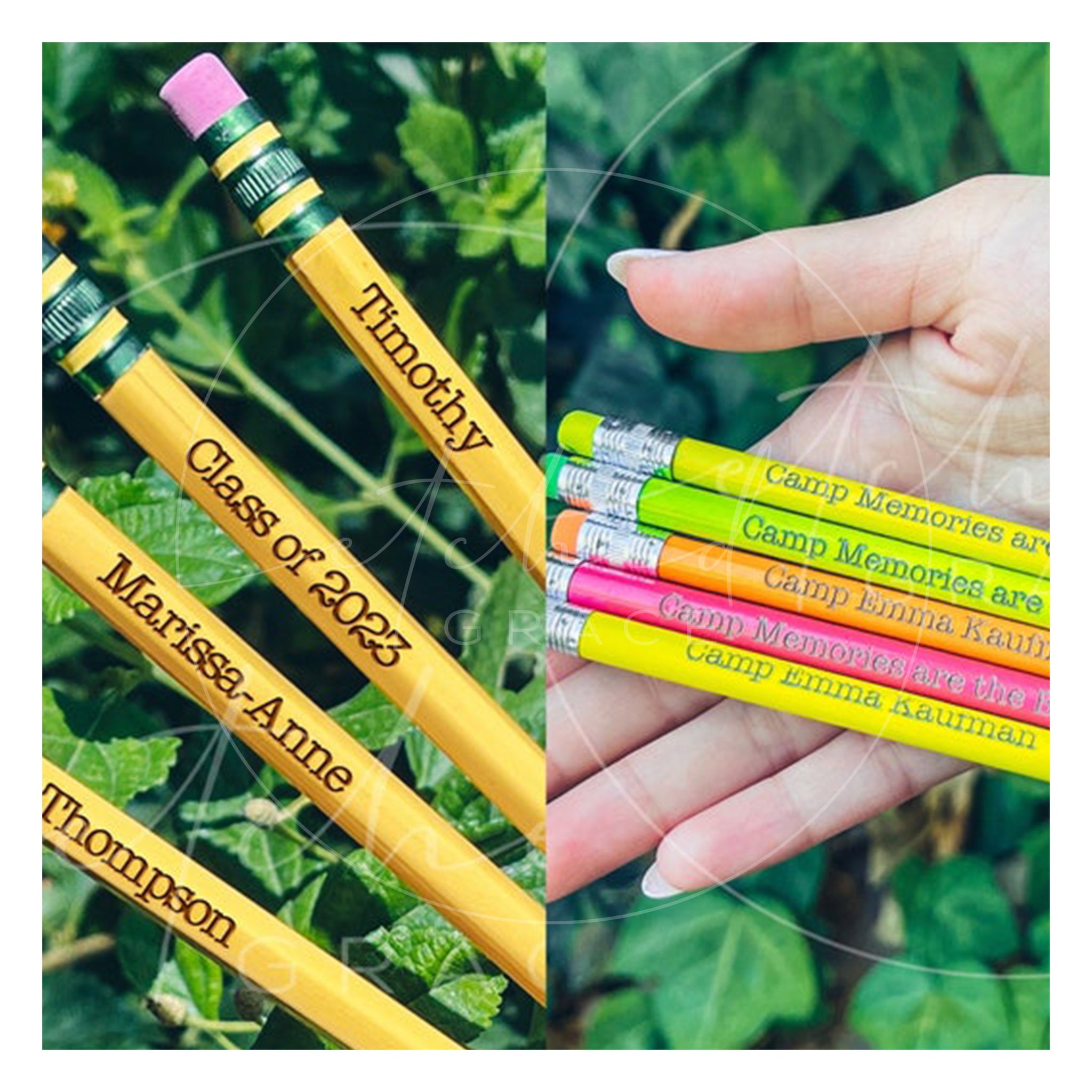 Engraved Wooden Pencils
