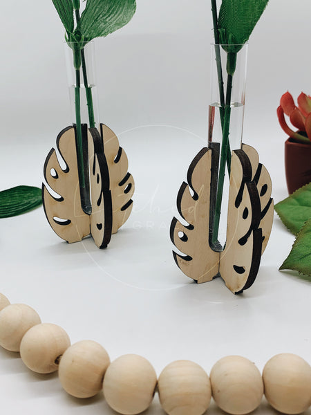 Monstera Leaf Propagation Tube Stand