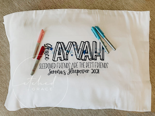 Sublimated Sleepover Pillowcases