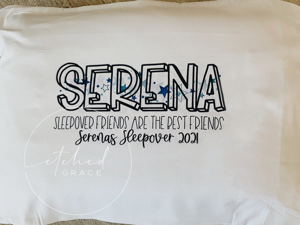 Sublimated Sleepover Pillowcases