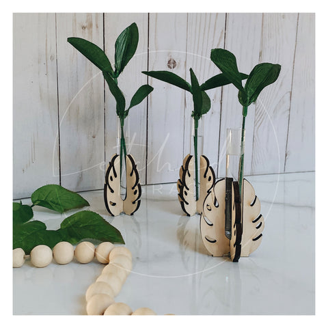 Monstera Leaf Propagation Tube Stand