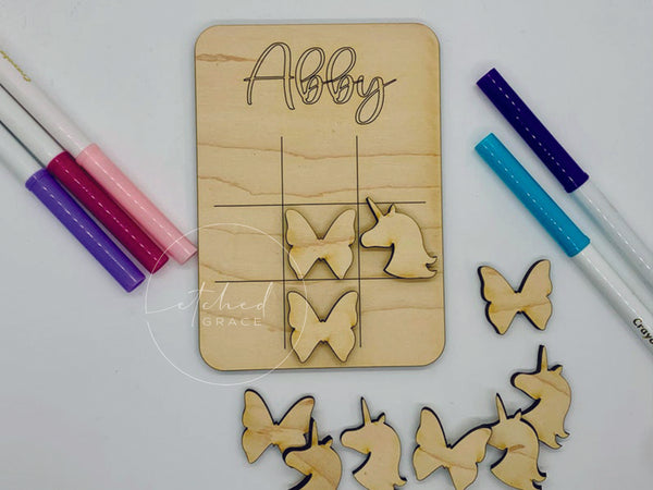 Personalized Tic Tac Toe Board