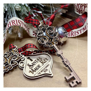 Santa's Magic Key & Personalized Ornament Set