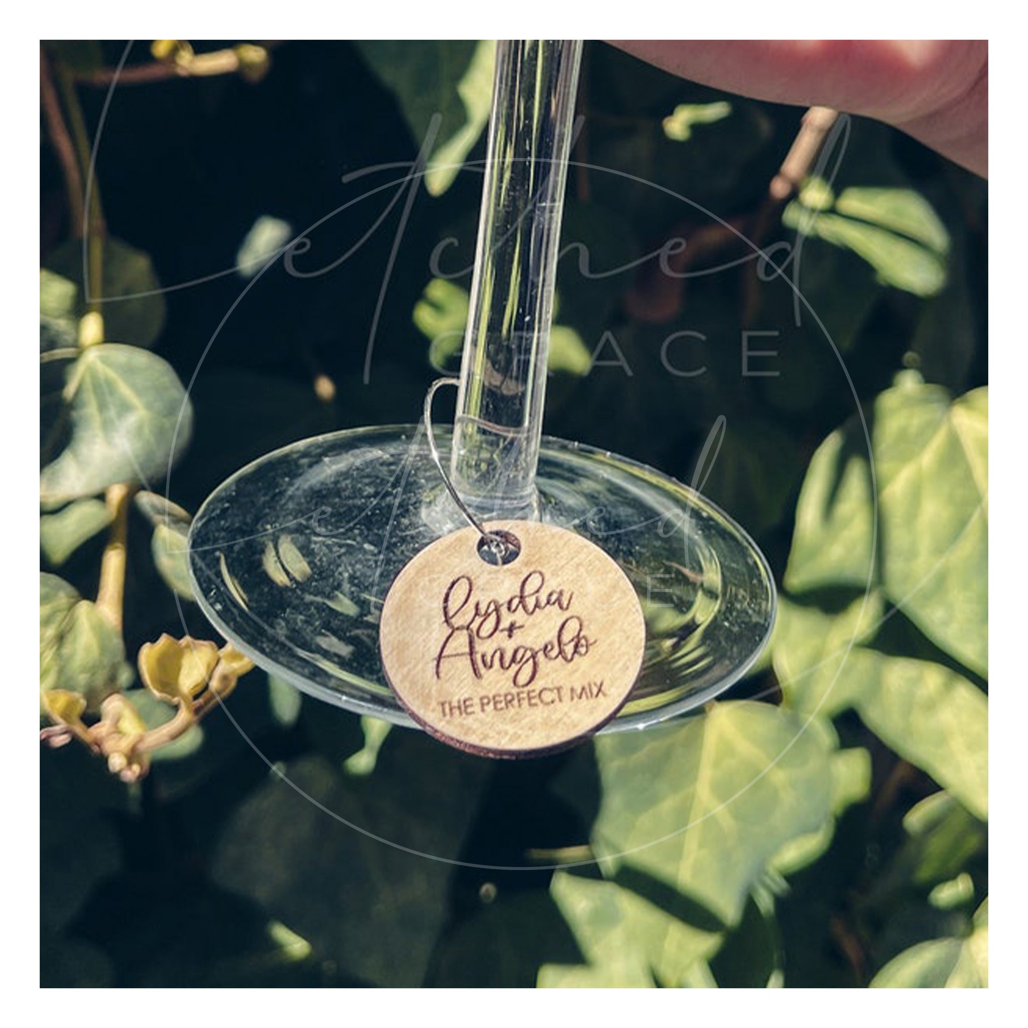 Wine Charm with Spotify Code | Single or Double Sided Wine Charm