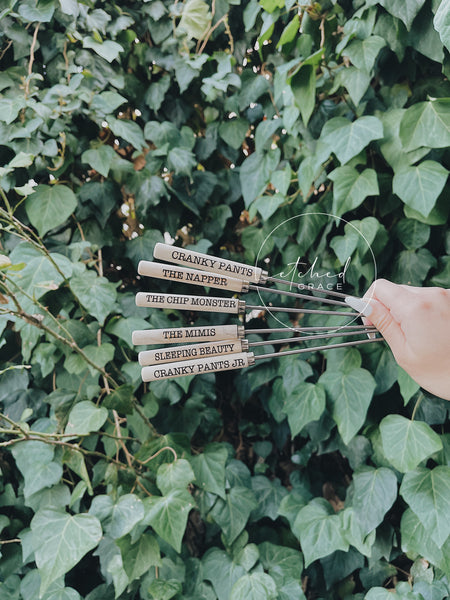 Personalized Marshmallow Roaster Sticks