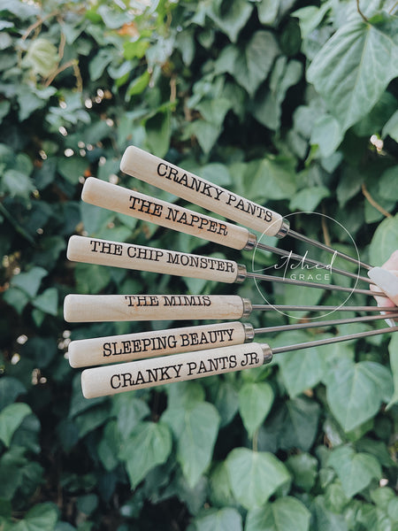 Personalized Marshmallow Roaster Sticks