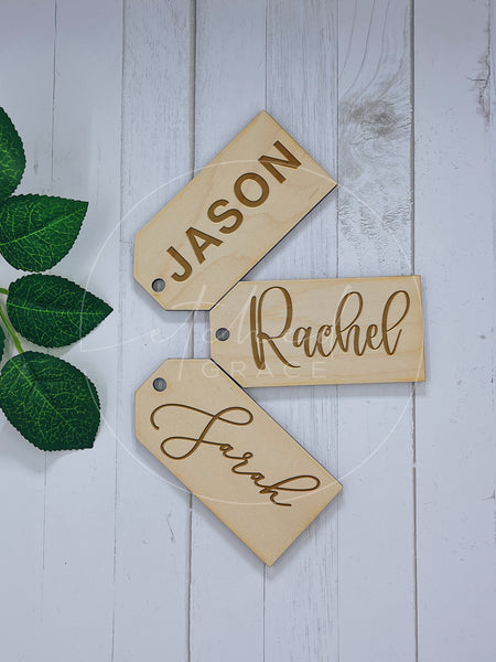 Custom Basket Name Tags