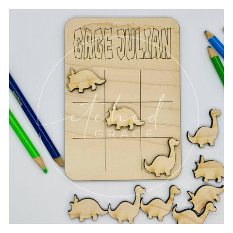 Personalized Tic Tac Toe Board